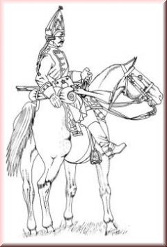 FR  48 Mounted Hannoverian Horse Grenadier