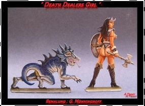 AT-4 Death Dealer's Girl with Monster