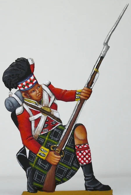 NB 25.2C Scottish Highlander kneeling receive cavalry #2