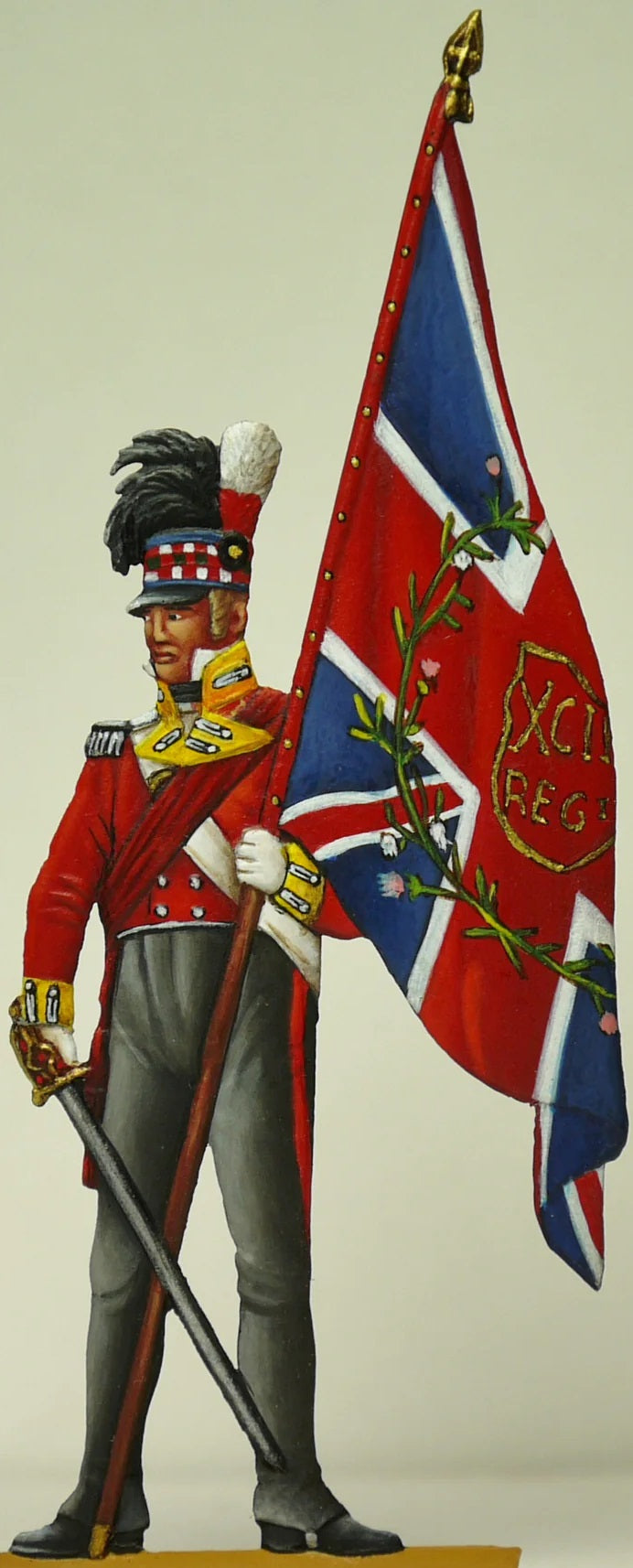 NB 25.4B Scots Highlander Standard Bearer - Kings Color