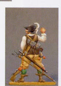 RW1-7 Musketeer loading wearing steel helmet 30 Years War