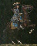 MS - 5  Bavarian Dragoon Officer, Mounted 1700