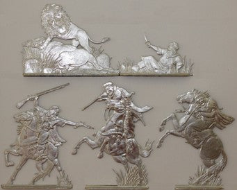Berber Lion Hunt - 5 piece set