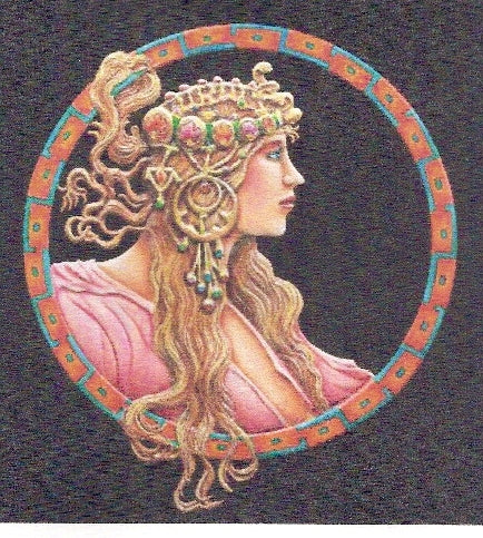 Alphonse Mucha-Byzantine Lady I