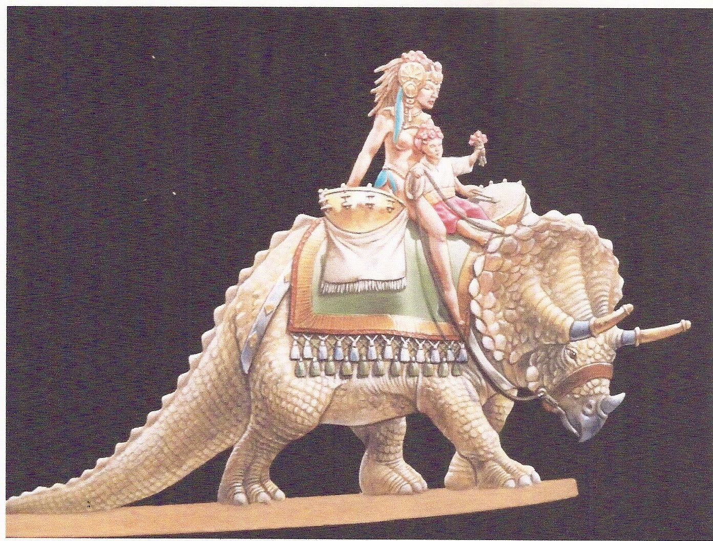 DB-DINO 2  Fantasy Lady & Kettledrummer on Stegosaurus