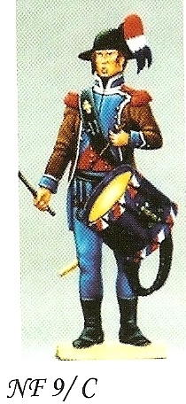 NF 9/C Drummer-Black Legion , Revolutionary France