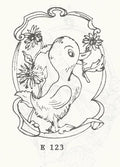 E123  Duckling with Flower
