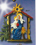 HME037  Maria with Child in Manger - Ornament
