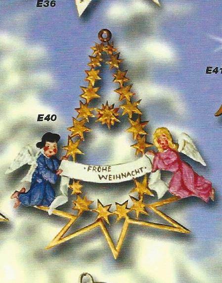 HME040 Two Kneeling Angels w/Stars