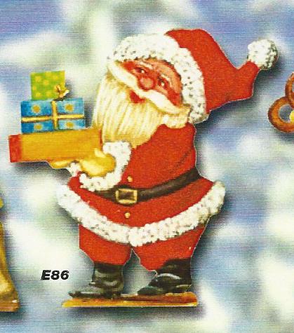 HME86 Santa with Presents - ornament