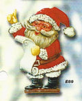 HME89 Santa with List of Good Boys & Girls - ornament