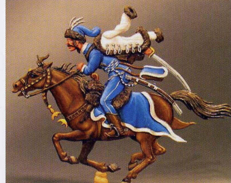 BKH 6  Blue King Hussar Charging w/sword 2nd version