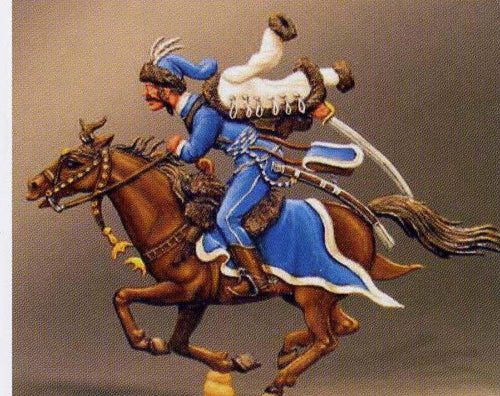 BKH 6  Blue King Hussar Charging w/sword 2nd version