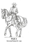 General Robert E Lee mounted