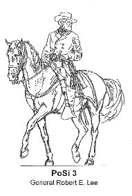 General Robert E Lee mounted