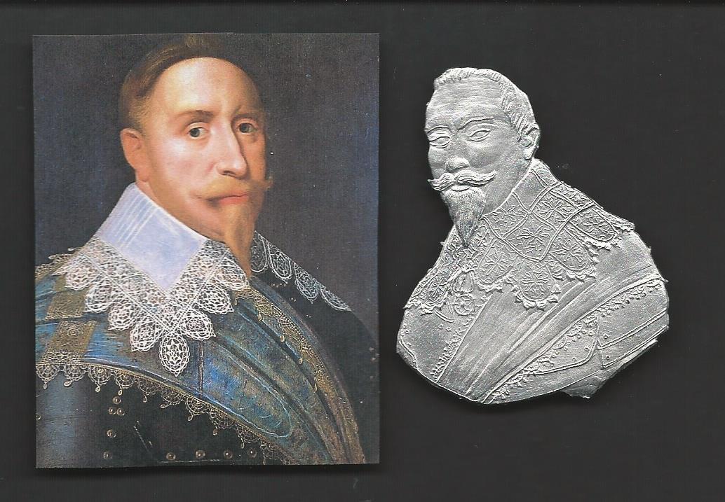 RKS-B1  Gustav Adolf of Sweden-Bust