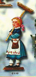 HMC110 Girl with Broom