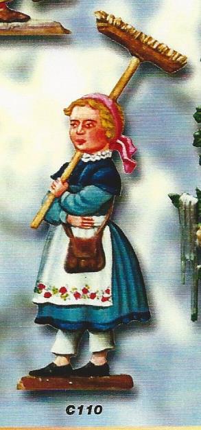 HMC110 Girl with Broom