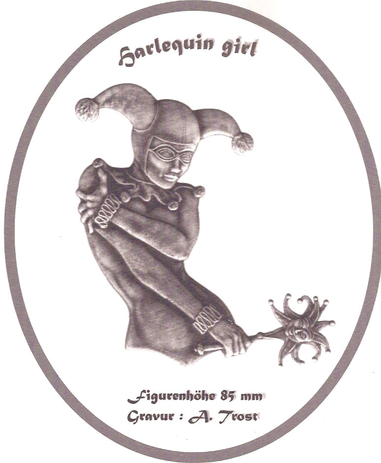 Harlequin Girl - Bust