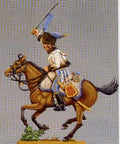 NF 7/E French Napoleonic Hussar Trooper Charging