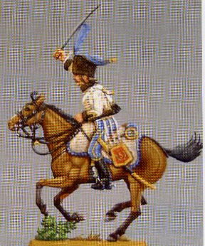 NF 7/E French Napoleonic Hussar Trooper Charging