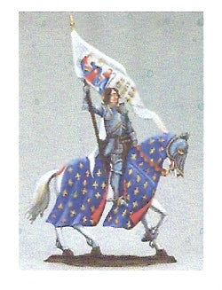 FW06  Jeanne d' Arc carrying Standard - mounted