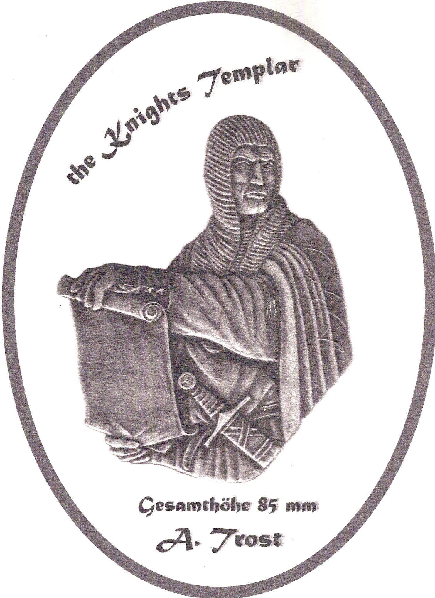 Knights Templar Bust