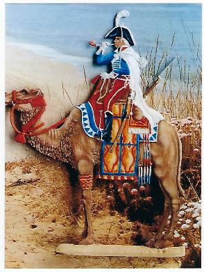 MS - 11  French Camel Rider in Egypt 1793