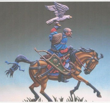 Mongol w/ falcon - mounted