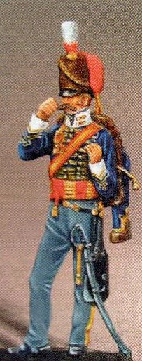 NB 1-E British Officer Hussars