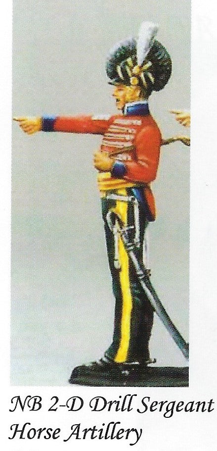 NB 2-D British Drill Sergeant Horse Artillery