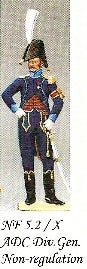 NF 5-2X ADC Division General, Non regulation dress