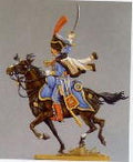 NF 7/A French Napoleonic Hussar Officer Charging