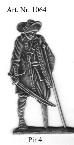 1064 Pirate Swashbuckler with peg leg