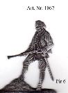1067 Pirate standing guard w/blunderbuss