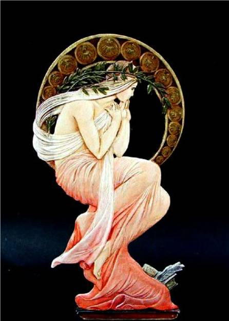 Alphonse Mucha-La Poesie