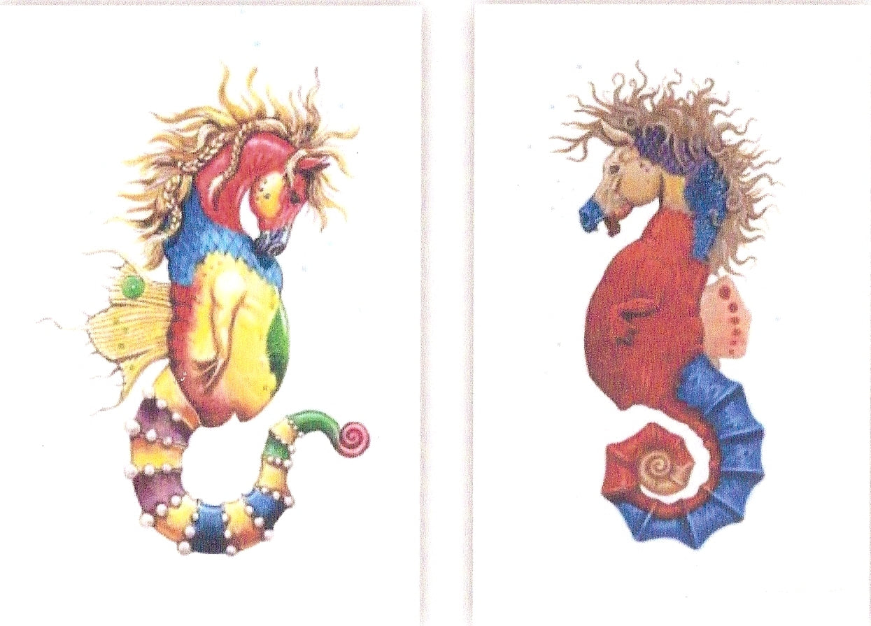Seahorses - pair