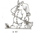 HME97 Snowman with Broom