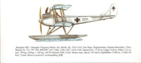 # 43 Rumpler 6B1 WW1 Seaplane
