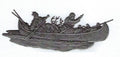 Trappers in canoe